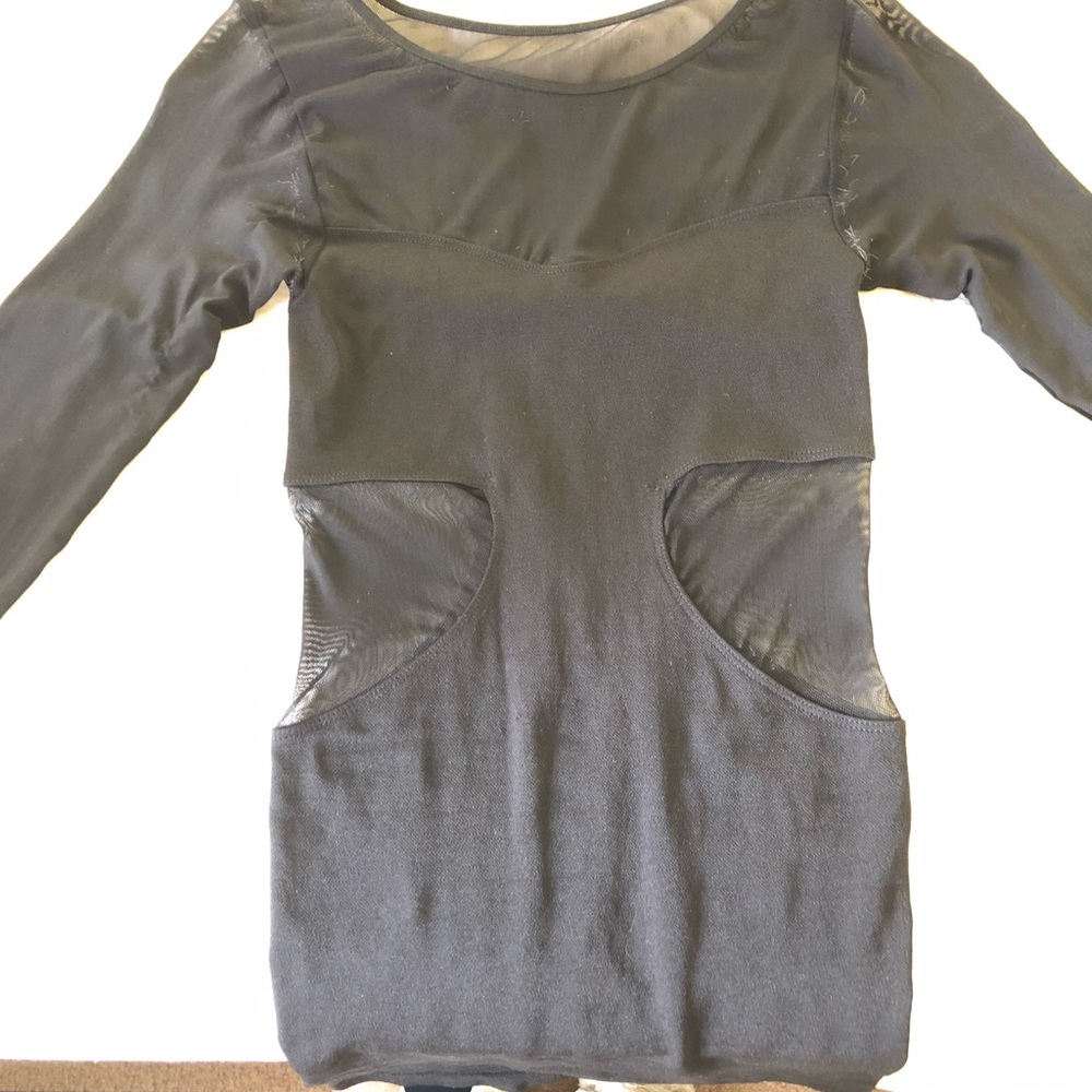 BEBE black bodycon dress